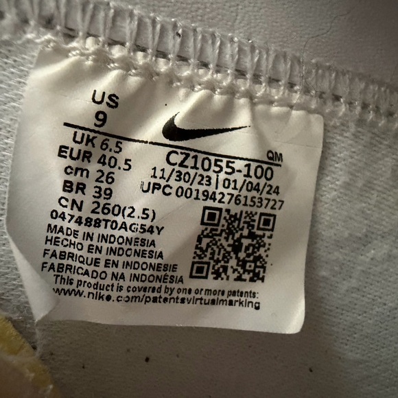 Nike Blazer Mid 77 Vintage White Black W 9 - Picture 8 of 8